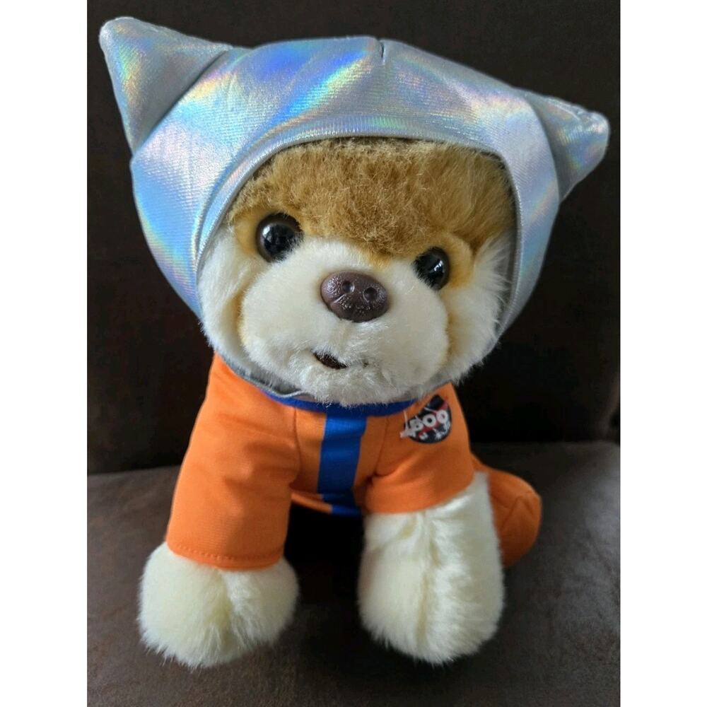 GUND Boo Astronaut Plush Dog Small Space Outfit Orange The Worlds Cutest Dog